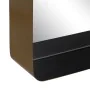 Espelho de parede 40 x 12 x 60 cm Preto Dourado Metal de BigBuy Home, Espelhos de parede - Ref: S8803243, Preço: 100,38 €, De...