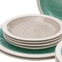 Servizio di Piatti 18 Pezzi Azzurro Verde 1 cm Gres di BigBuy Home, Servizi combinati - Rif: S8803258, Prezzo: 80,71 €, Scont...