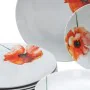 Tableware 18 Pieces Porcelain 1 cm Poppy by BigBuy Home, Combination Sets - Ref: S8803263, Price: 64,54 €, Discount: %