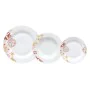 Vajilla 18 Piezas Porcelana Burdeos 1 cm Mostaza de BigBuy Home, Vajillas combinadas - Ref: S8803265, Precio: 64,54 €, Descue...