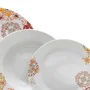 Vajilla 18 Piezas Porcelana Burdeos 1 cm Mostaza de BigBuy Home, Vajillas combinadas - Ref: S8803265, Precio: 64,54 €, Descue...