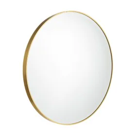 Wall mirror Golden Aluminium Crystal 60 x 4 x 60 cm by BigBuy Home, Wall-Mounted Mirrors - Ref: S8803285, Price: 64,37 €, Dis...