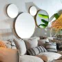 Wall mirror Golden Aluminium Crystal 60 x 4 x 60 cm by BigBuy Home, Wall-Mounted Mirrors - Ref: S8803285, Price: 64,37 €, Dis...