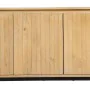 Buffet MONTMARTRE Noir Naturel Fer Bois de manguier 140 x 40 x 75 cm de BigBuy Home, Buffets, crédences et vaisseliers - Réf ...