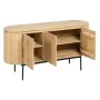 Buffet MONTMARTRE Noir Naturel Fer Bois de manguier 140 x 40 x 75 cm de BigBuy Home, Buffets, crédences et vaisseliers - Réf ...