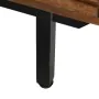 Table de Nuit ABNER Marron Noir Fer Bois de manguier 40 x 40 x 50 cm de BigBuy Home, Tables de chevet - Réf : S8803299, Prix ...