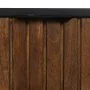 Table de Nuit ABNER Marron Noir Fer Bois de manguier 40 x 40 x 50 cm de BigBuy Home, Tables de chevet - Réf : S8803299, Prix ...