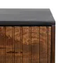 Console ABNER Marron Noir Métal Fer Bois de manguier 110 x 40 x 76 cm de BigBuy Home, Tables - Réf : S8803300, Prix : 347,27 ...