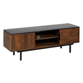 TV-Möbel ABNER Braun Schwarz Eisen Mango-Holz 140 x 40 x 50 cm von BigBuy Home, TV-Ständer und -Tische - Ref: S8803302, Preis...