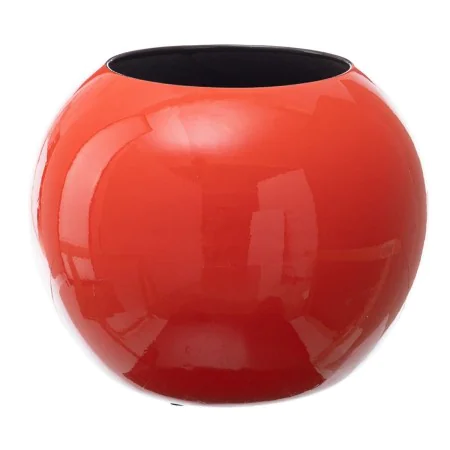 Vase Orange Céramique 24,5 x 24,5 x 20 cm de BigBuy Home, Vases - Réf : S8803340, Prix : 31,63 €, Remise : %