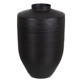 Vase Black Aluminium 26,5 x 26,5 x 41 cm by BigBuy Home, Vases - Ref: S8803368, Price: 31,33 €, Discount: %