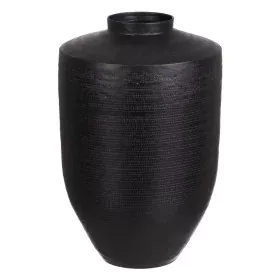 Vase Noir Aluminium 26,5 x 26,5 x 41 cm de BigBuy Home, Vases - Réf : S8803368, Prix : 30,07 €, Remise : %