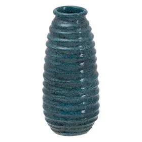 Vase Bleu Céramique 16 x 16 x 40 cm de BigBuy Home, Vases - Réf : S8803385, Prix : 35,47 €, Remise : %