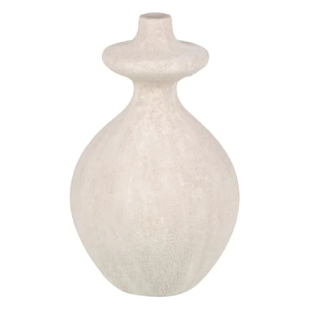 Vase Creme aus Keramik Sand 21 x 21 x 38 cm von BigBuy Home, Vasen - Ref: S8803386, Preis: 33,71 €, Rabatt: %