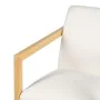 Fauteuil à Bascule Blanc Naturel Bois d'hévéa Tissu 60 x 83 x 72 cm de BigBuy Home, Chaises - Réf : S8803400, Prix : 214,29 €...