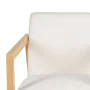 Fauteuil à Bascule Blanc Naturel Bois d'hévéa Tissu 60 x 83 x 72 cm de BigBuy Home, Chaises - Réf : S8803400, Prix : 214,29 €...