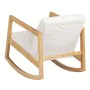 Fauteuil à Bascule Blanc Naturel Bois d'hévéa Tissu 60 x 83 x 72 cm de BigBuy Home, Chaises - Réf : S8803400, Prix : 214,29 €...