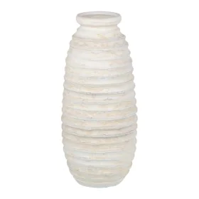 Vase Cream Ceramic 24 x 24 x 60 cm by BigBuy Home, Vases - Ref: S8803408, Price: 61,14 €, Discount: %