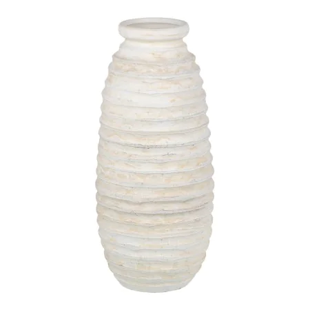 Vase Cream Ceramic 24 x 24 x 60 cm by BigBuy Home, Vases - Ref: S8803408, Price: 63,10 €, Discount: %