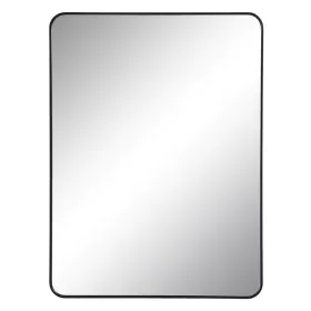 Espejo de pared Negro Aluminio Cristal 76 x 3 x 101 cm de BigBuy Home, Espejos de pared - Ref: S8803415, Precio: 96,61 €, Des...