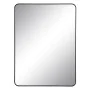 Miroir mural Noir Aluminium Verre 76 x 3 x 101 cm de BigBuy Home, Miroirs muraux - Réf : S8803415, Prix : 100,62 €, Remise : %