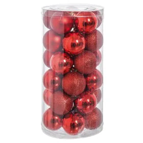 Bolas de Navidad Rojo Plástico Purpurina 6 x 6 x 6 cm (30 unidades) de BigBuy Christmas, Navidad - Ref: S8803443, Precio: 10,...