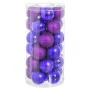 Christmas Baubles Purple Plastic Glitter 6 x 6 x 6 cm (30 Units) by BigBuy Christmas, Christmas - Ref: S8803444, Price: 10,70...