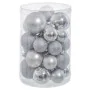 Palle di Natale Argentato Plastica Porporina 12,5 x 12,5 x 27 cm (27 Unità) di BigBuy Christmas, Natale - Rif: S8803447, Prez...