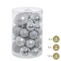 Christmas Baubles Silver Plastic Glitter 12,5 x 12,5 x 27 cm (27 Units) by BigBuy Christmas, Christmas - Ref: S8803447, Price...