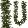 Christmas garland PVC Polyethylene Red Green Natural Pineapples 270 x 30 x 7 cm by BigBuy Home, Christmas - Ref: S8803450, Pr...