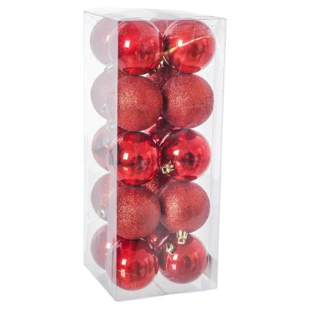 Christmas Baubles Red Plastic 6 x 6 x 6 cm (20 Units) by BigBuy Christmas, Christmas - Ref: S8803468, Price: 7,03 €, Discount: %