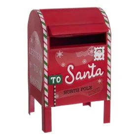 Christmas bauble Red Metal Letterbox 20,5 x 18,5 x 33,5 cm by BigBuy Christmas, Christmas - Ref: S8803541, Price: 52,91 €, Di...