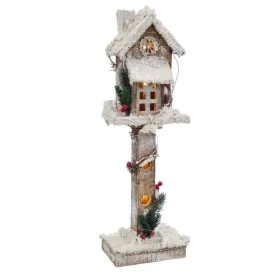 Adorno Natalício Branco Bege Madeira Casa 15 x 9 x 50 cm de BigBuy Christmas, Natal - Ref: S8803556, Preço: 27,76 €, Desconto: %