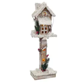 Adorno Natalício Branco Bege Madeira Casa 15 x 9 x 50 cm de BigBuy Christmas, Natal - Ref: S8803556, Preço: 27,76 €, Desconto: %