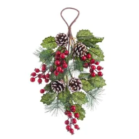 Accroches- portes Noël Rouge Vert Naturel Plastique 43 cm de BigBuy Christmas, Noël - Réf : S8803559, Prix : 10,64 €, Remise : %