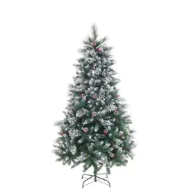 Árvore de Natal Branco Vermelho Verde Natural PVC Metal Polietileno 150 cm de BigBuy Christmas, Natal - Ref: S8803582, Preço:...