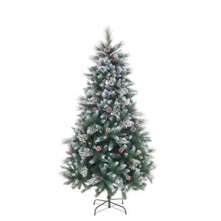 Christmas Tree White Red Green Natural PVC Metal Polyethylene 150 cm by BigBuy Christmas, Christmas - Ref: S8803582, Price: 9...