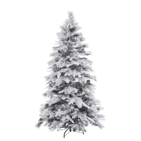 Sapin de Noël Blanc Vert PVC Métal Polyéthylène 180 cm de BigBuy Christmas, Noël - Réf : S8803589, Prix : 154,14 €, Remise : %