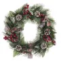 Coroa de Natal Branco Vermelho Verde Natural PVC 40 cm de BigBuy Christmas, Natal - Ref: S8803593, Preço: 23,39 €, Desconto: %