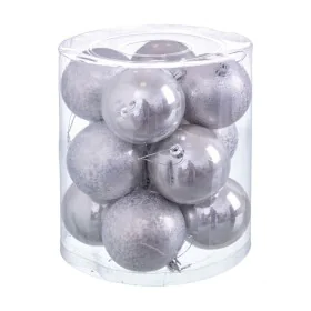 Boules de Noël Multicouleur Cuivre Plastique 8 x 8 x 8 cm (12 Unités) de BigBuy Christmas, Noël - Réf : S8803596, Prix : 10,6...