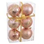 Bolas de Navidad Rosa Plástico Ciervo 8 x 8 x 8 cm (6 Unidades) de BigBuy Christmas, Navidad - Ref: S8803619, Precio: 7,03 €,...