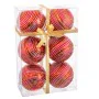 Bolas de Natal Vermelho Plástico Espiral 8 x 8 x 8 cm (6 Unidades) de BigBuy Christmas, Natal - Ref: S8803621, Preço: 7,80 €,...