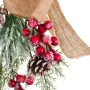 Aufhänger für Türen Weihnachten Weiß Rot grün natürlich Rattan Kunststoff 55 cm von BigBuy Christmas, Weihnachten - Ref: S880...