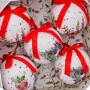 Christmas Baubles White Multicolour Paper Polyfoam Socks 7,5 x 7,5 x 7,5 cm (5 Units) by BigBuy Christmas, Christmas - Ref: S...