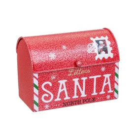 Adorno Navideño Rojo Metal Buzón 15 x 8,5 x 10,5 cm de BigBuy Christmas, Navidad - Ref: S8803729, Precio: 33,64 €, Descuento: %