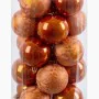 Christmas Baubles Copper Plastic 6 x 6 x 6 cm (20 Units) by BigBuy Christmas, Christmas - Ref: S8803736, Price: 10,70 €, Disc...