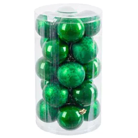 Bolas de Natal Verde Plástico 6 x 6 x 6 cm (20 Unidades) de BigBuy Christmas, Natal - Ref: S8803738, Preço: 10,70 €, Desconto: %