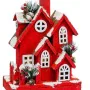 Adorno Navideño Rojo Madera Casa 24 x 13 x 33 cm de BigBuy Christmas, Navidad - Ref: S8803743, Precio: 27,75 €, Descuento: %