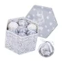 Christmas Baubles Silver Paper Polyfoam Deer 7,5 x 7,5 x 7,5 cm (14 Units) by BigBuy Christmas, Christmas - Ref: S8803747, Pr...