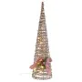 Christmas bauble Multicolour Rattan Cones 16 x 16 x 60 cm by BigBuy Christmas, Christmas - Ref: S8803758, Price: 29,25 €, Dis...